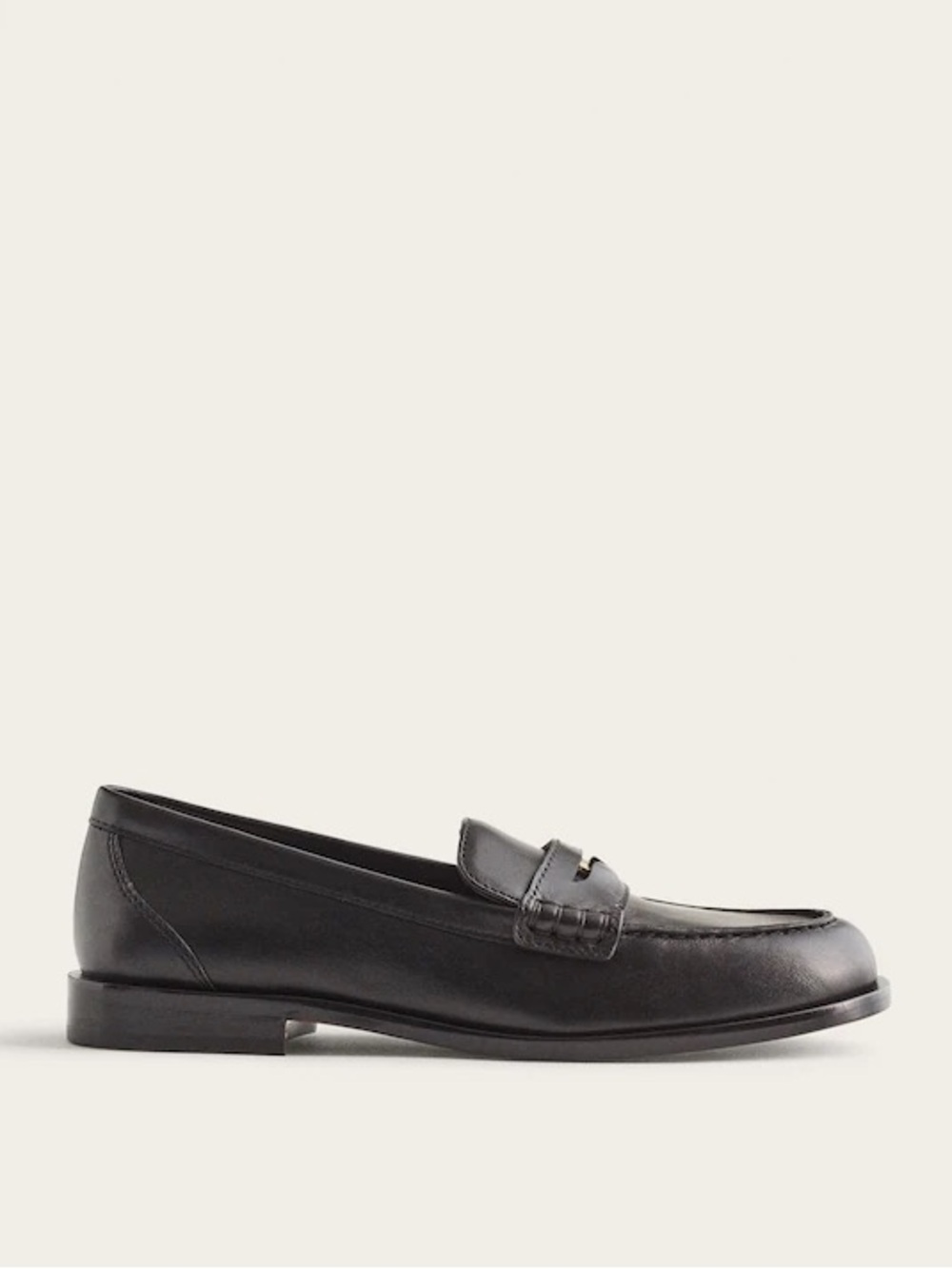 Madewell The Grayson Penny Loafer in True Black Size 6